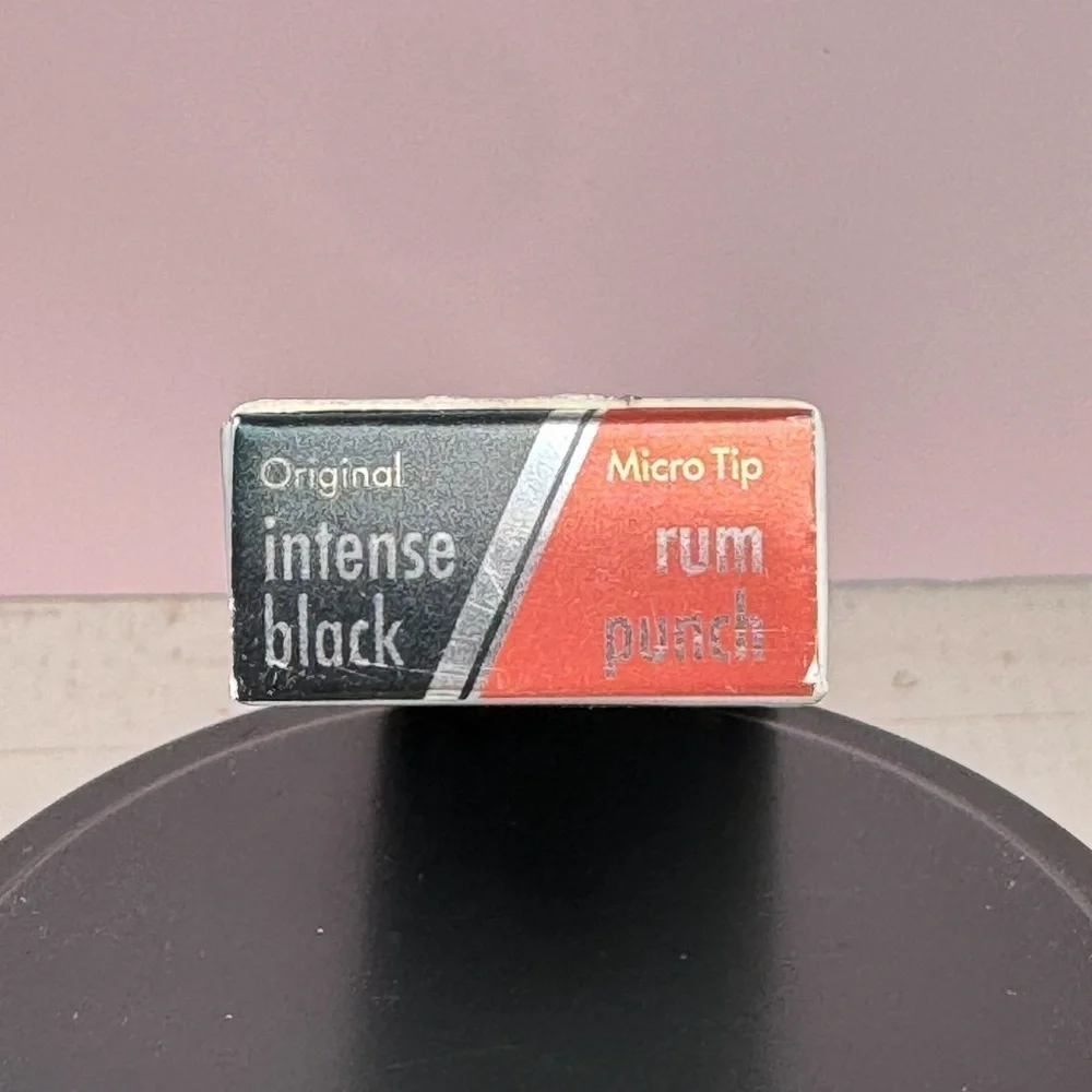 Stila Stay All Day Dual Eyeliner-Original/Micro (Black & Rum Punch) NIB .033 oz